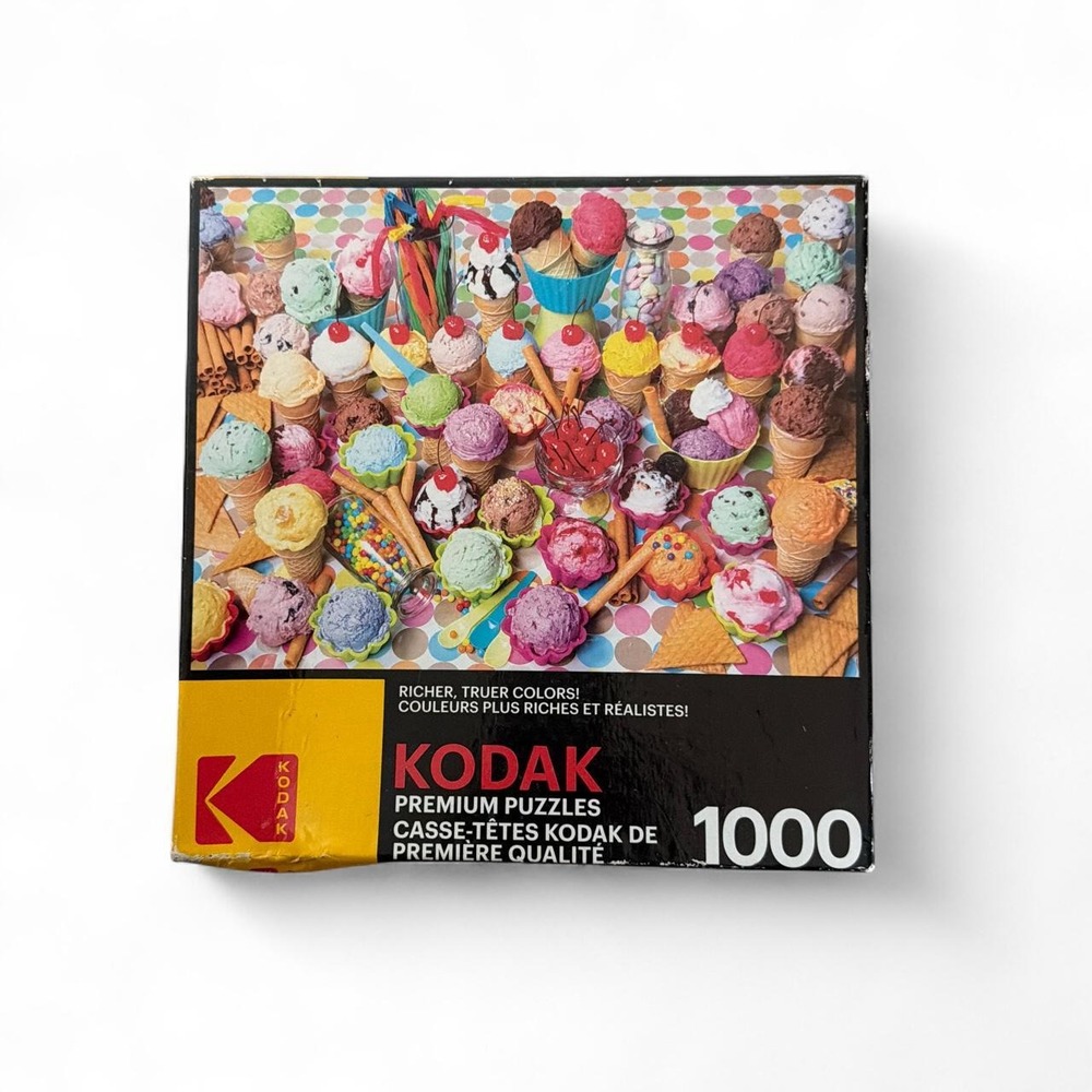 Kodak colorful 1000 piece ice cream puzzle